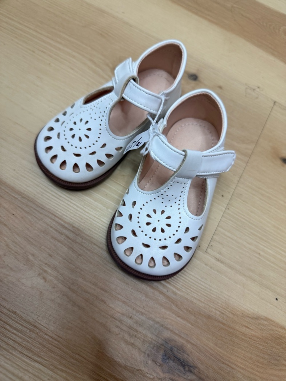 Classic White Mary Jane Kids Shoes